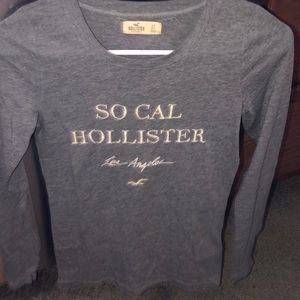 Soft long sleeve hollister top
